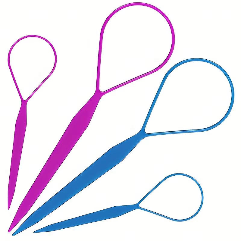Outil de fabrication de tresses, outil queue de cheval, anneau d'outil de tresse française, utilisé pour la coiffure, adapté aux femmes, usage domestique