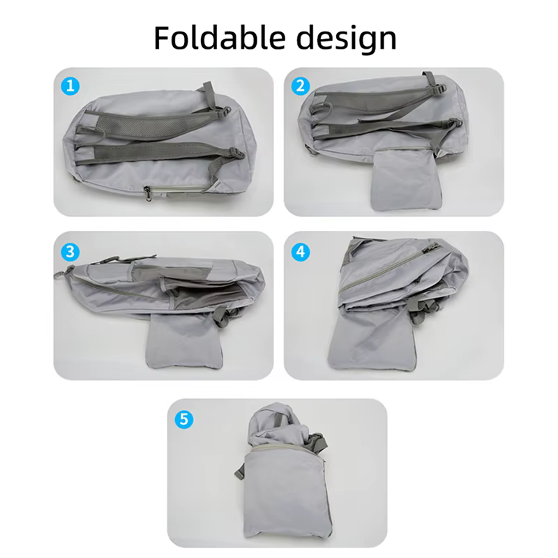 Nouveaux sacs à dos de randonnée pliables sac à dos résistant à l'eau petit sac à dos pliant de 20L pour les voyages Camping vacances