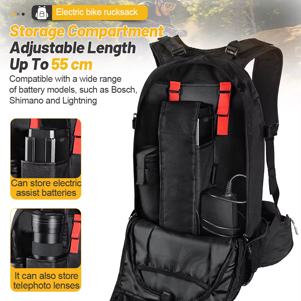 Sac à dos pour vélo, sac de batterie pour vélo électrique