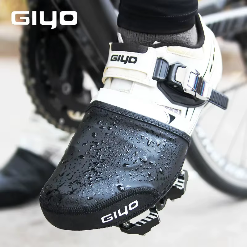 GIYO couvre-chaussures imperméables anti-dérapant chaud protecteur réfléchissant demi-orteil