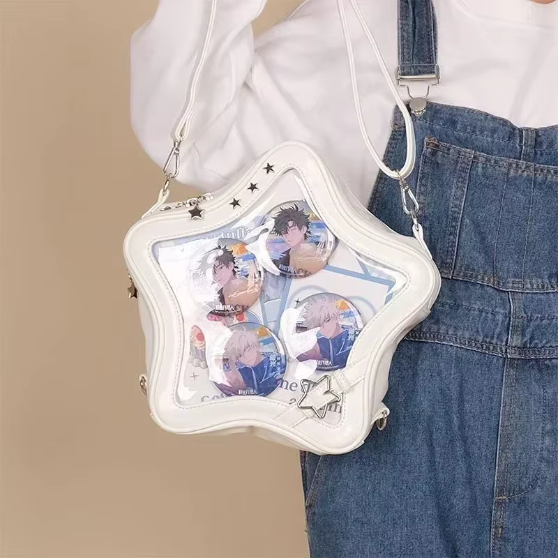 Nouveau Ita sac à dos 2026 populaire sac d'école Transparent pour les femmes doux Chic étoile sac à bandoulière affichage automne Bolsa Сумка