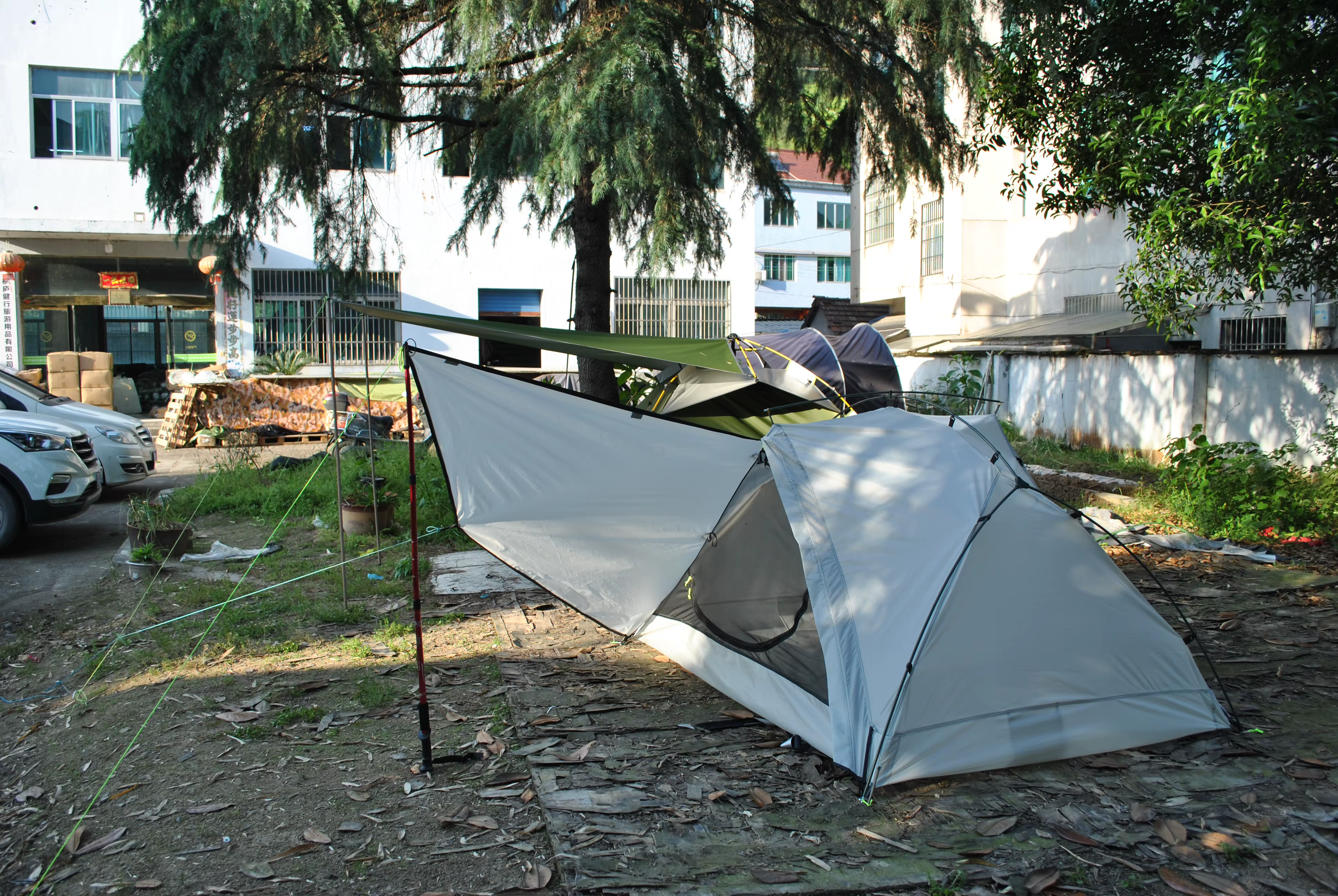 Tentes de camping ultralégères pour 2 personnes avec tapis de sol - Tente