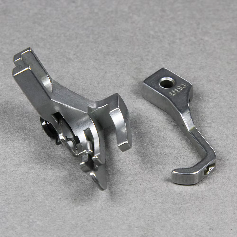 Pied de biche de guidage de bord droit/gauche pour Machine à coudre industrielle DY 0303, accessoires U192 U193