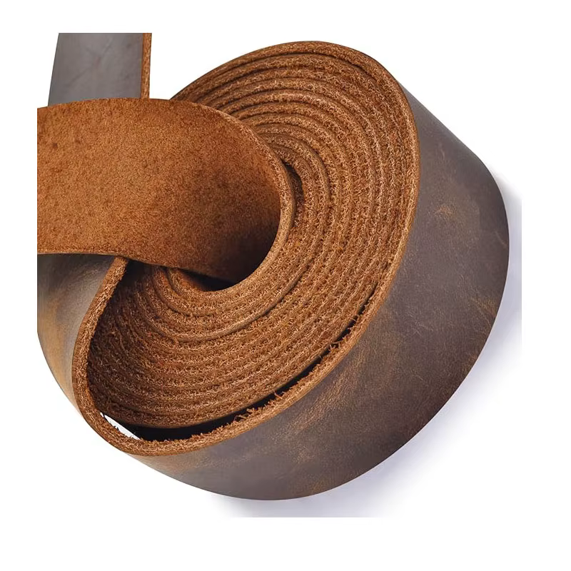 Cuir véritable, grain supérieur, bande de cuir de bétail de style vintage, cuir de cheval fou, bricolage fait à la main, 1,8 mm d'épaisseur, ciré huileux L