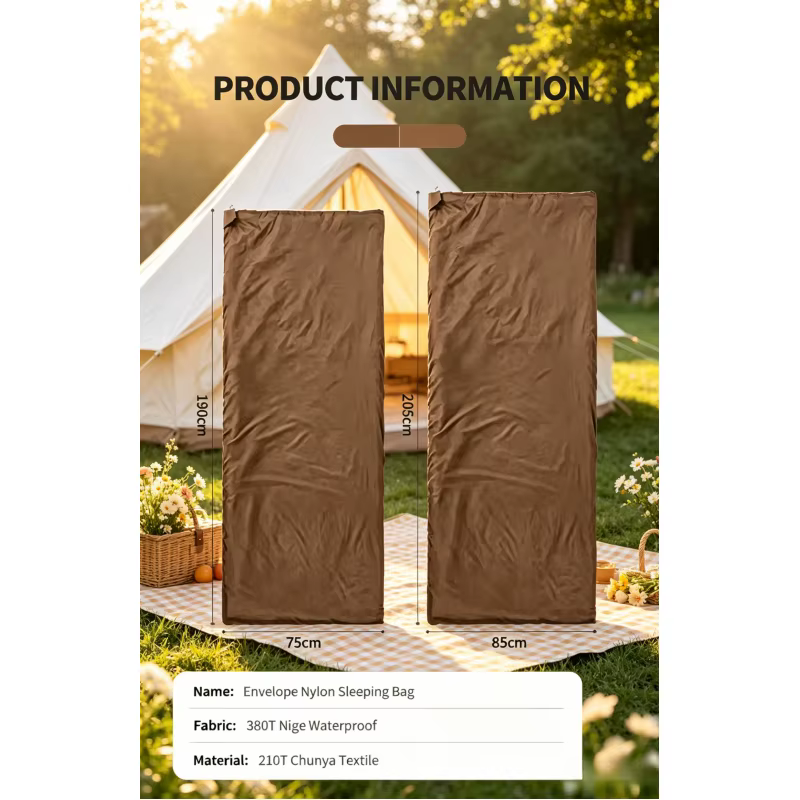 Sac de couchage extérieur en coton ultraléger pliable facilement