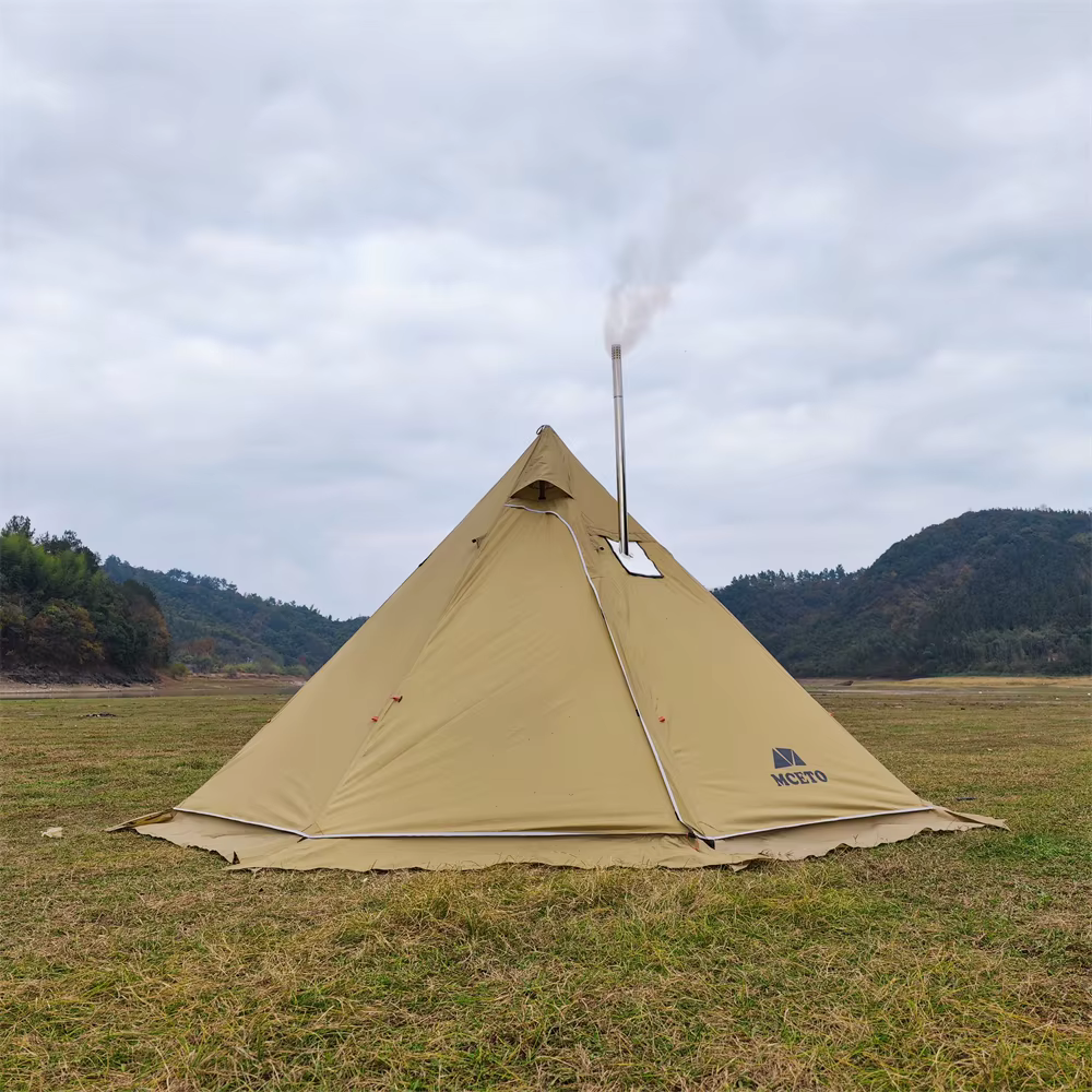 Tente chaude Tipi pour 4-6 personnes avec prise de réchaud 400PRO
