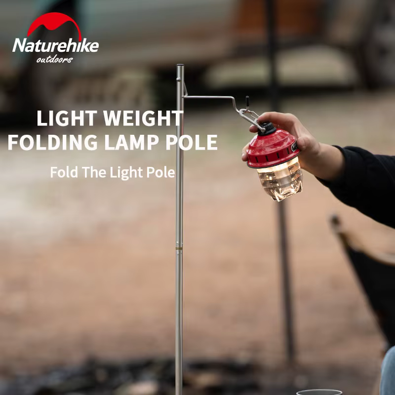 Natureifa-Perche de lampe pliante portable
