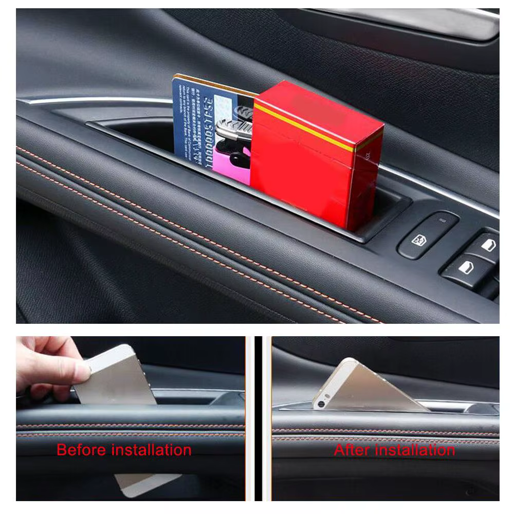 Organisateur de voiture pour Peugeot 3008 3008GT 4008 5008 2016-2020, boîte de rangement pour poignée de porte et accoudoir, plateau de rangement, accessoires auto