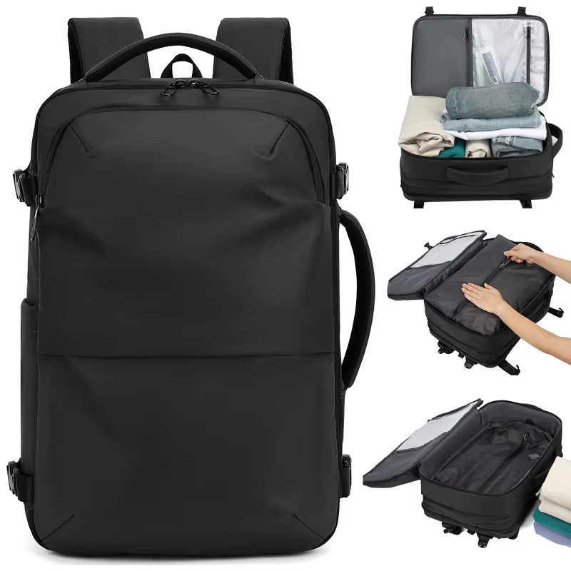 Sac à dos pour hommes, sac de voyage multifonctionnel, compression sous vide, étanche, voyage d'affaires, nouveau sac à dos pour ordinateur, grande capacité