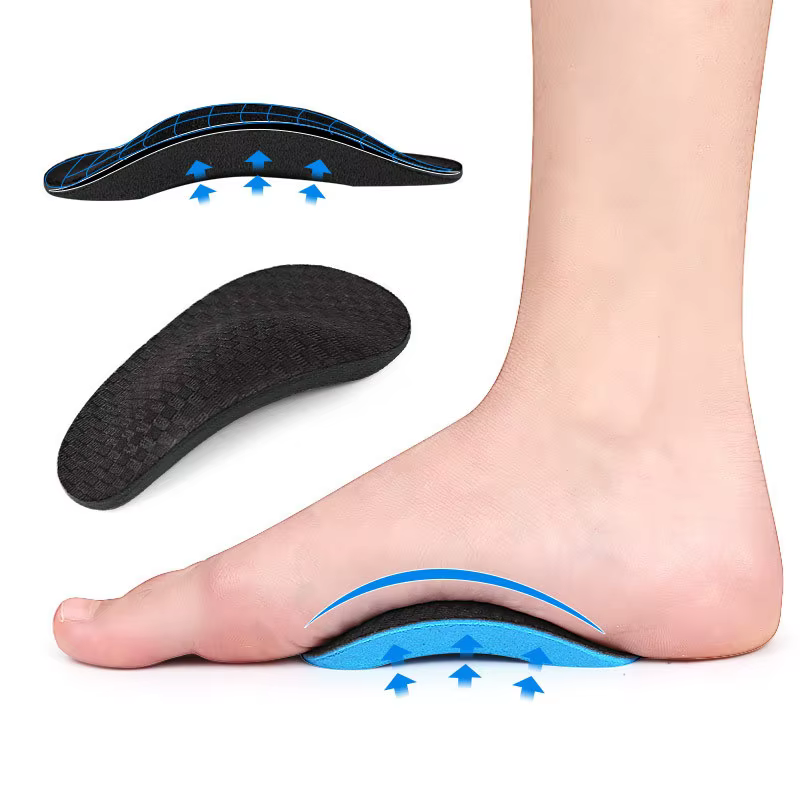 EVA pieds plats soutien de la voûte plantaire semelles orthopédiques coussinets pour chaussures hommes femmes pied Valgus Varus semelles de sport Inserts de chaussures accessoires