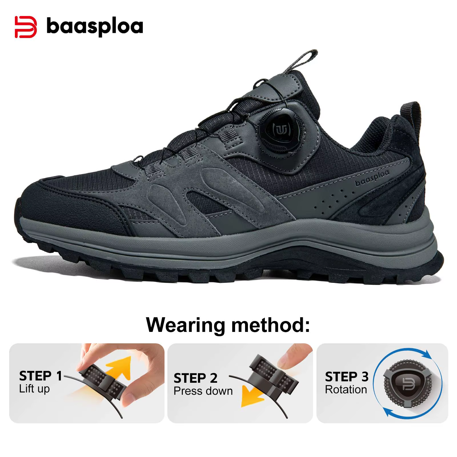 Baasploa – chaussures de randonnée pour hommes