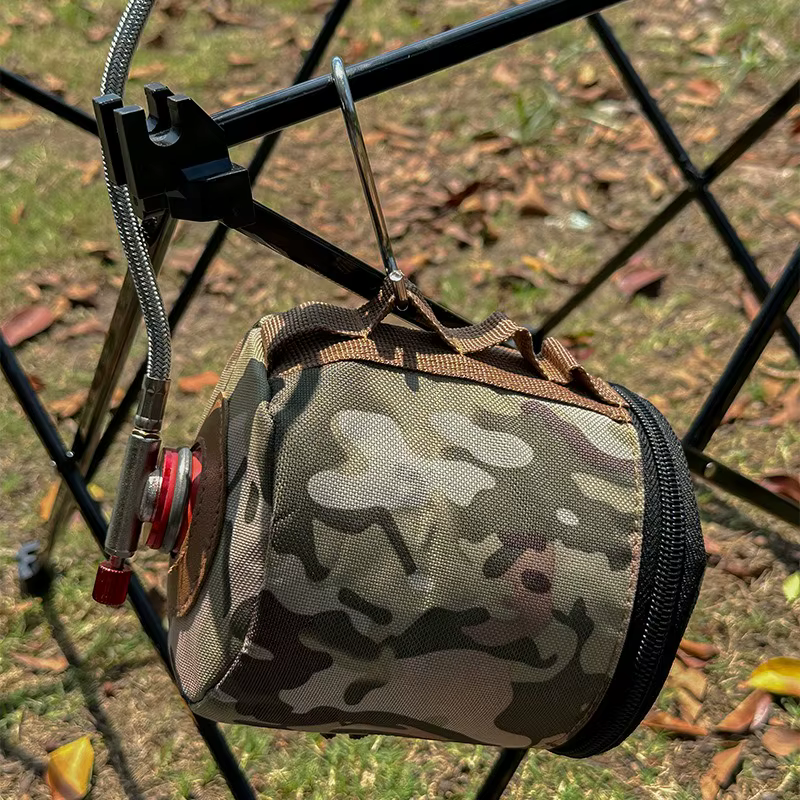 Sac de rangement pour cartouche de gaz de camping PACOONE, équipement de cuisine pour pique-nique en plein air, housse de protection antichoc pour réchaud de camping