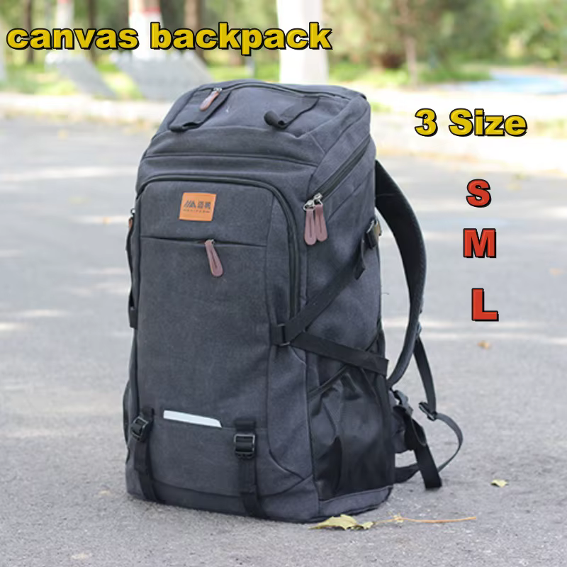 Sac à Dos de Voyage en Toile de Grande Capacité, Décontracté, dehors, Randonnée en Plein Air, Camping, Voyage d'Affaires, Bagage