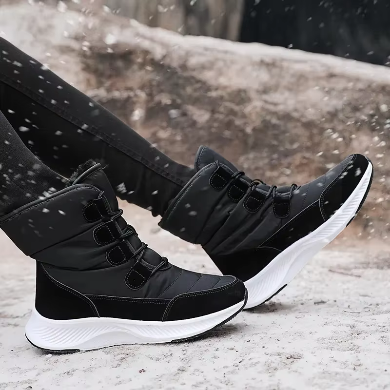 2025 chaussures pour femmes hiver mode bottines femmes garder au chaud femme à lacets bottes imperméables cheville chaussures rue infirmière bottes