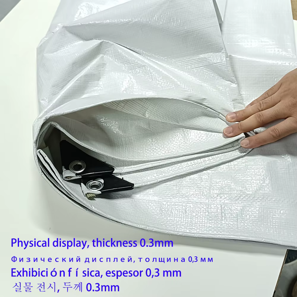 TarLII-Auvent d'extérieur imperméable blanc pour camping
