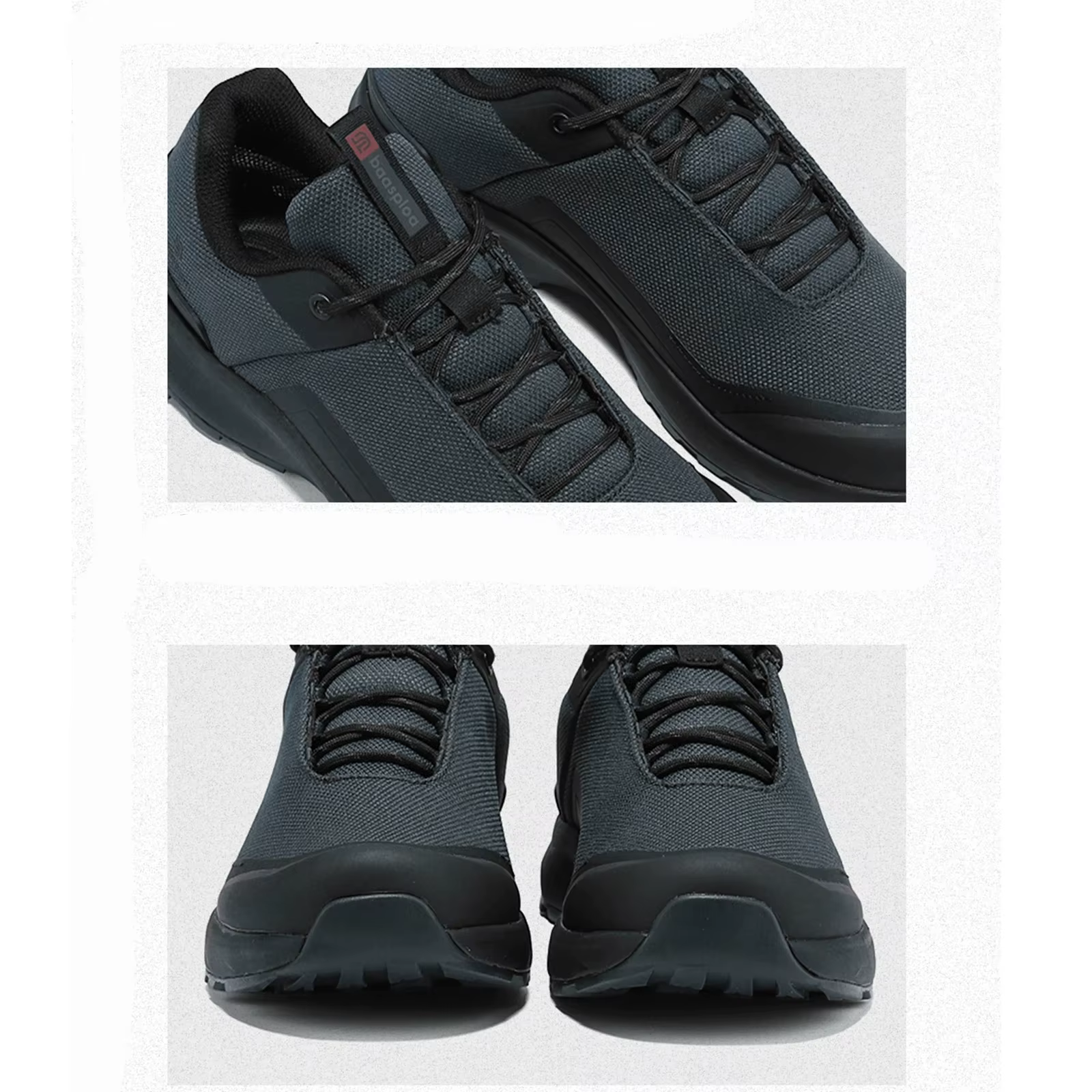 Baasploa – chaussures de randonnée en cuir Litchi pour hommes