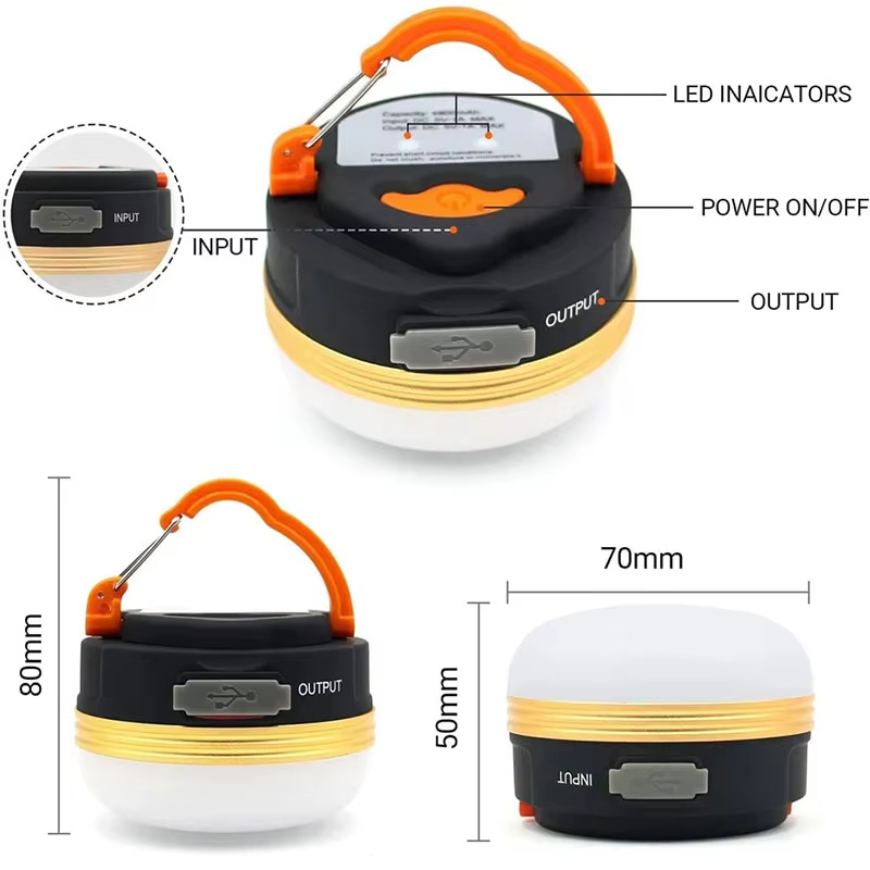 Lanterne LED Portable pour Camping