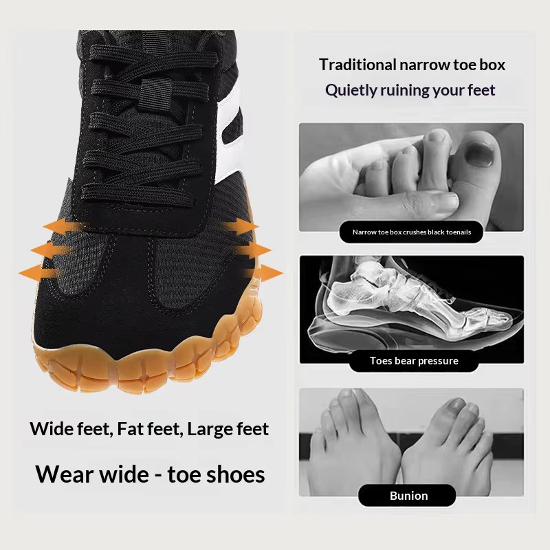 Chaussures pieds nus grande taille 36-49 pour femmes