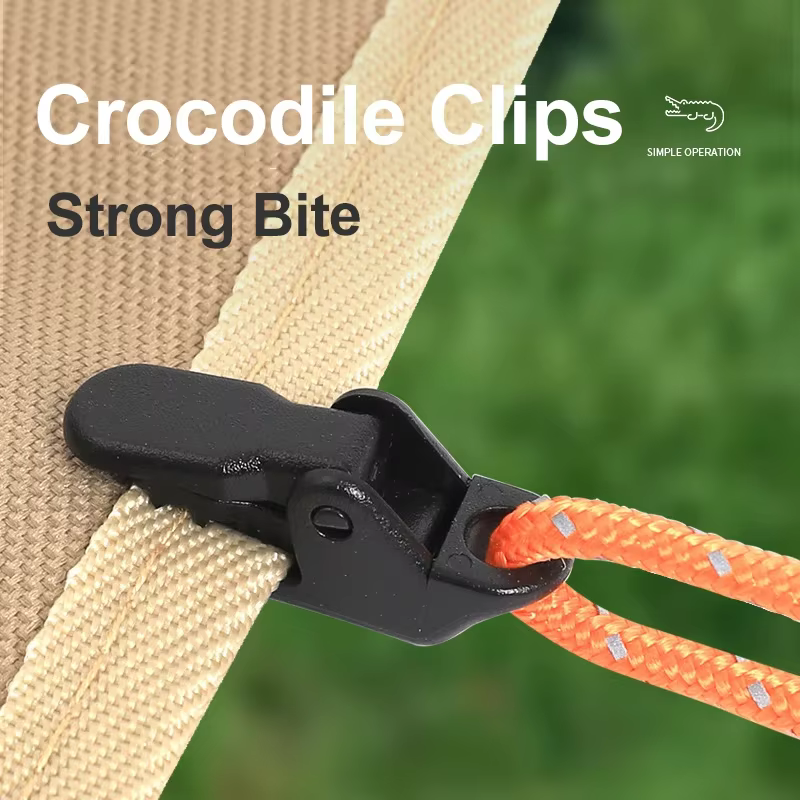 10/20/50pcs Clips de tente robustes pour bâche extérieure