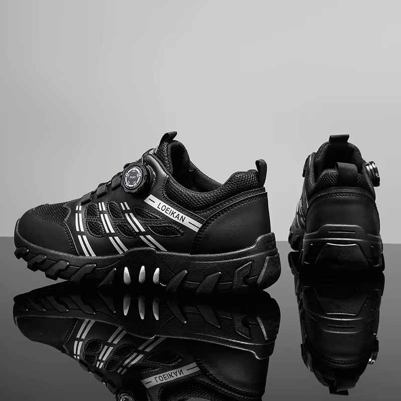 LOEIKAN Chaussures de randonnée à boucle rotative pour hommes