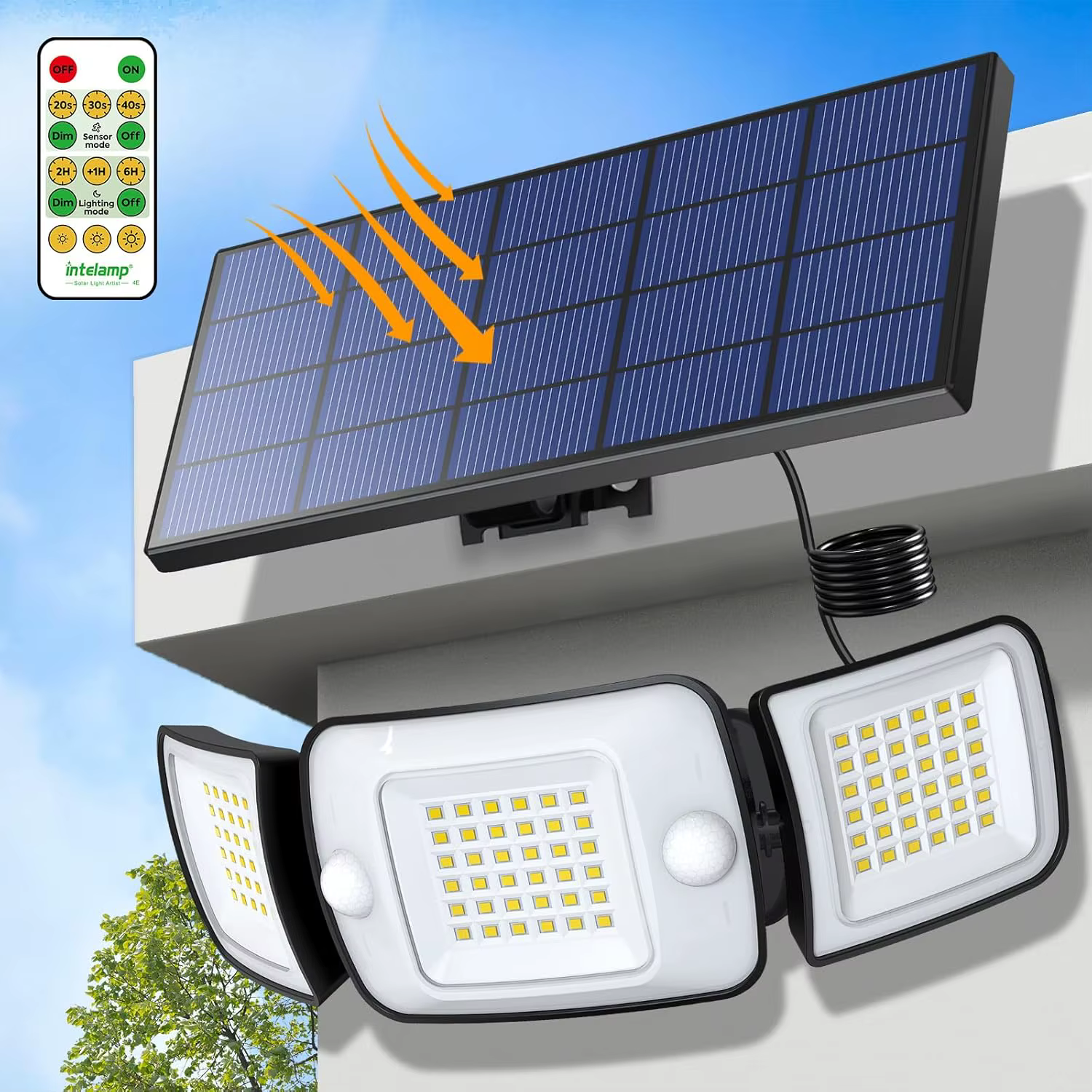 Intelamp – grand panneau solaire