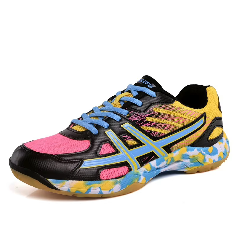 Chaussures de Badminton pour hommes et femmes, légères, respirantes, antidérapantes, résistantes à l'usure, Tennis de Table, chaussures de sport d'intérieur