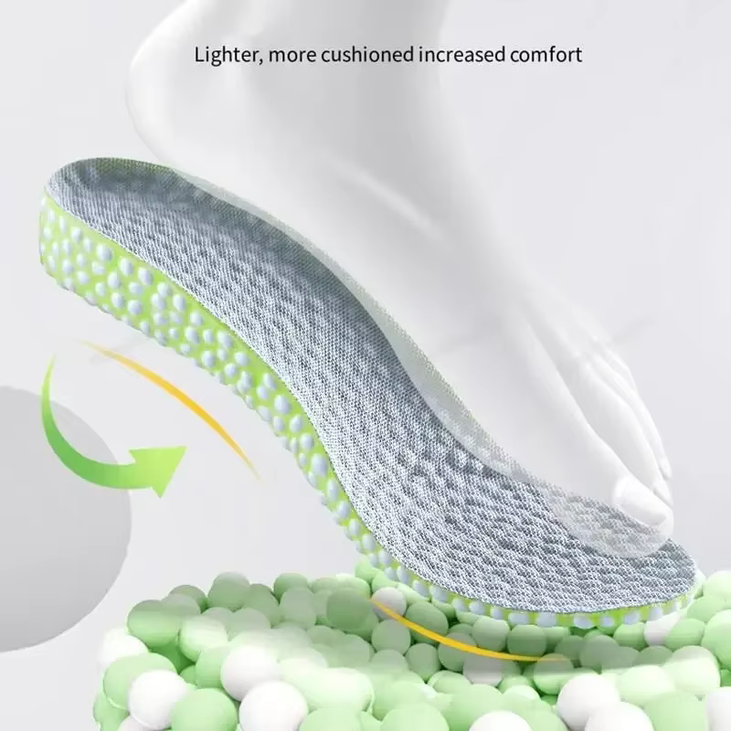 Bottes de qualité baskets semelles intérieures d'absorption des chocs pour pieds hauteur augmenter chaussures semelle