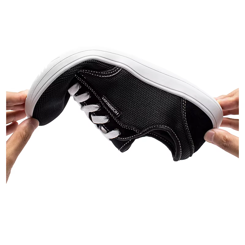 HOBIBEAR chaussures pieds nus minimalistes unisexe bout large zéro chute baskets de marche maille