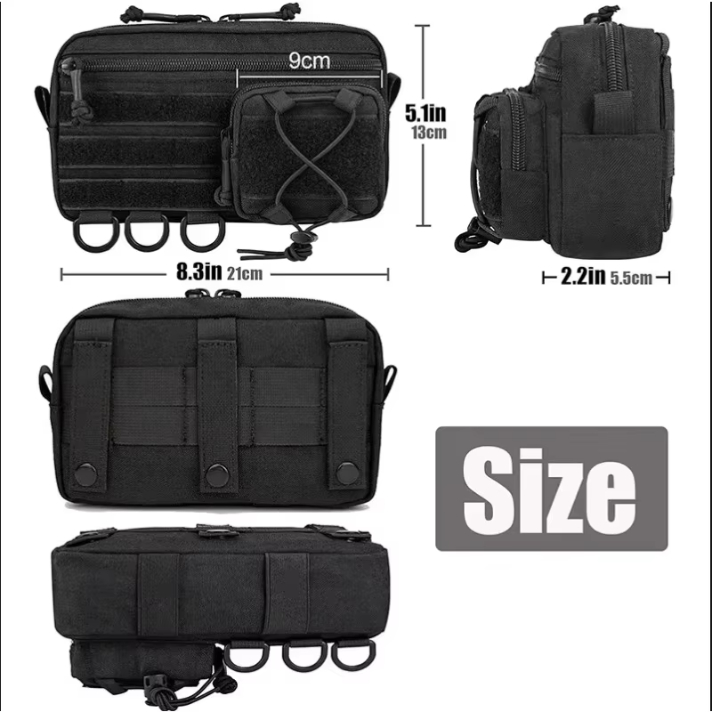 1000D EDC pochette organisateur sac plusieurs poches