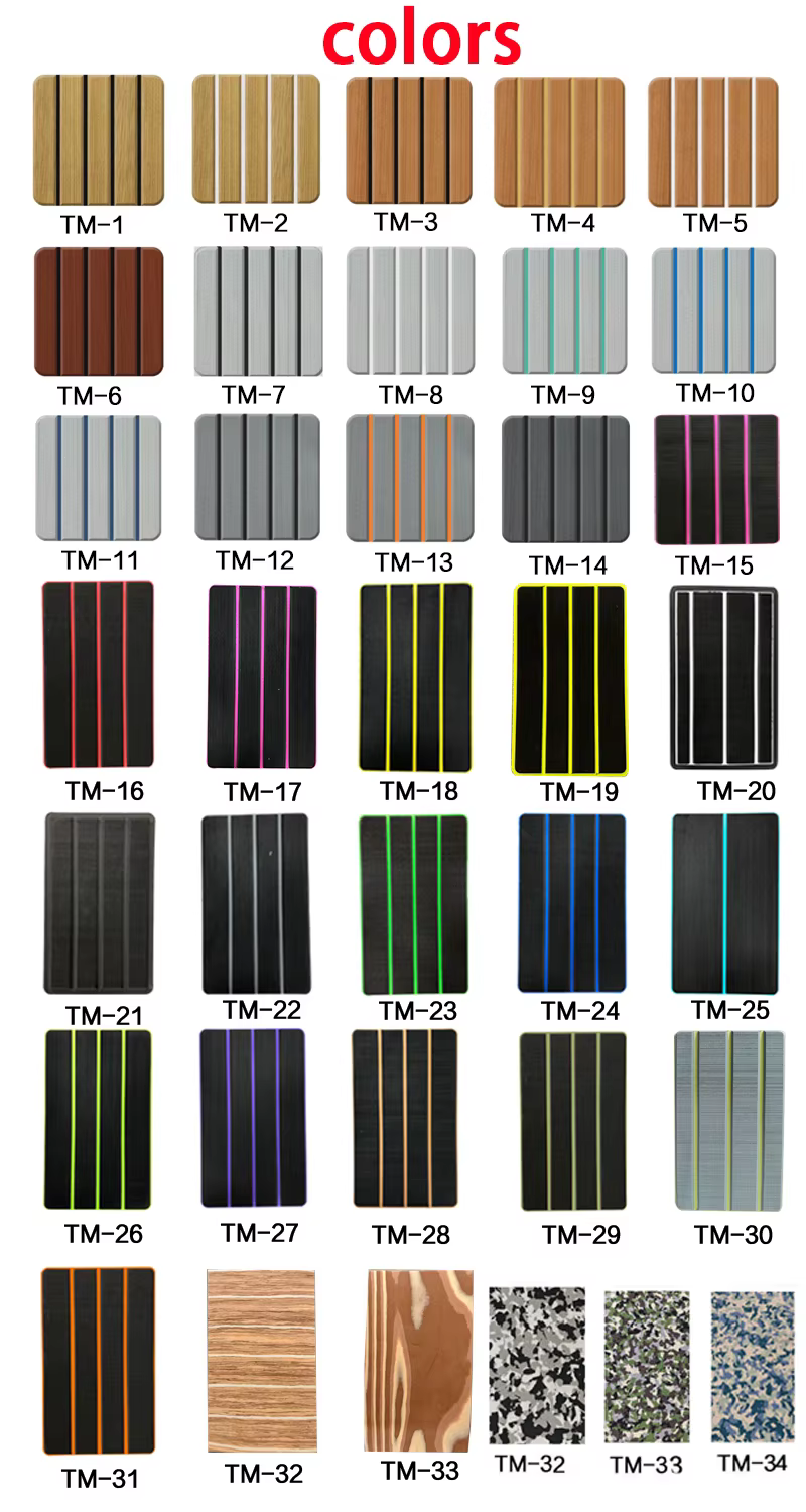 Tapis de pont auto-adhésifs personnalisés en EVA