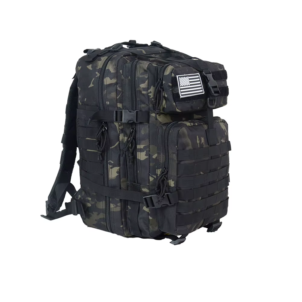 50 litres extérieur tactique double épaule grand 3P sac à dos Backcountry cyclisme sport sac à dos voyage attaque camouflage multi-fu