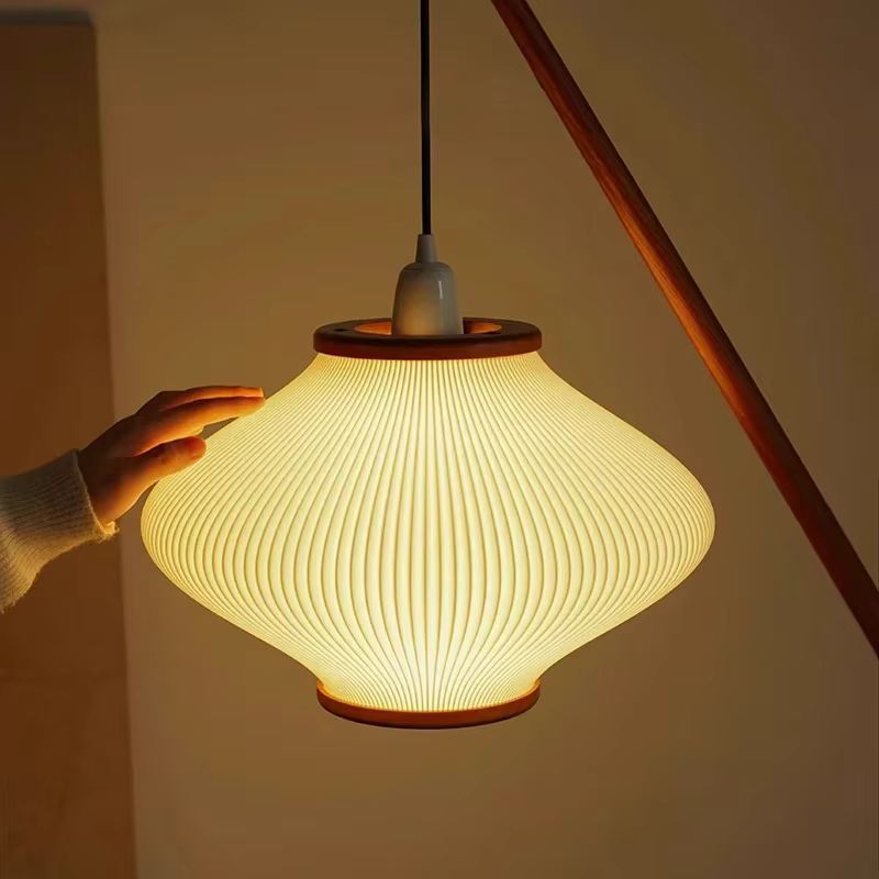 Lampe sur pied vintage japonaise pour salon
