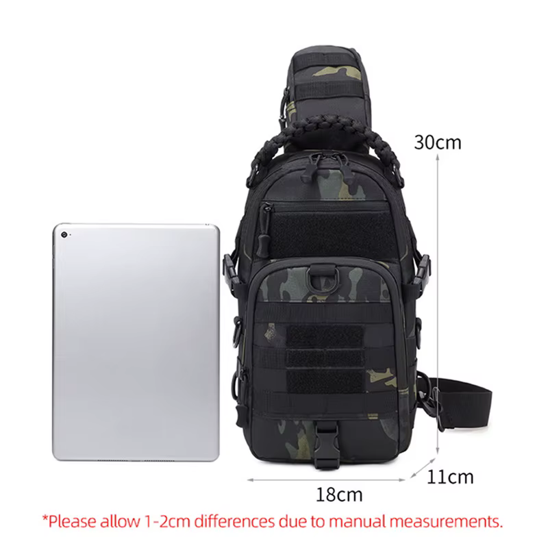 Sac de poitrine de Camping sac à dos tactique pour hommes Sport épaule randonnée en plein air escalade cyclisme pêche voyage MOLLE Sling Fanny Pack