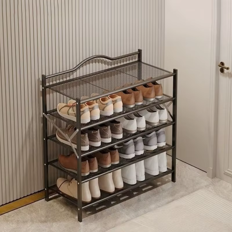 Étagère à chaussures pliable multicouche, organisateur Vertical permettant de gagner de l'espace, Organization de rangement de chaussures, étagère de meubles de salon