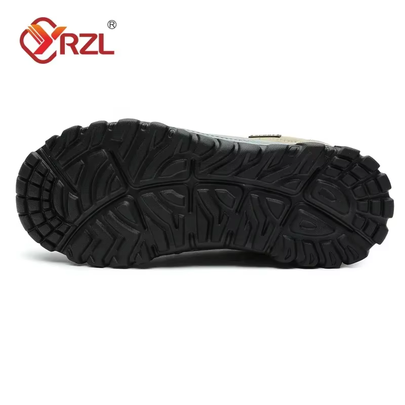 YRZL chaussures de randonnée en plein air hommes baskets sans lacet décontracté