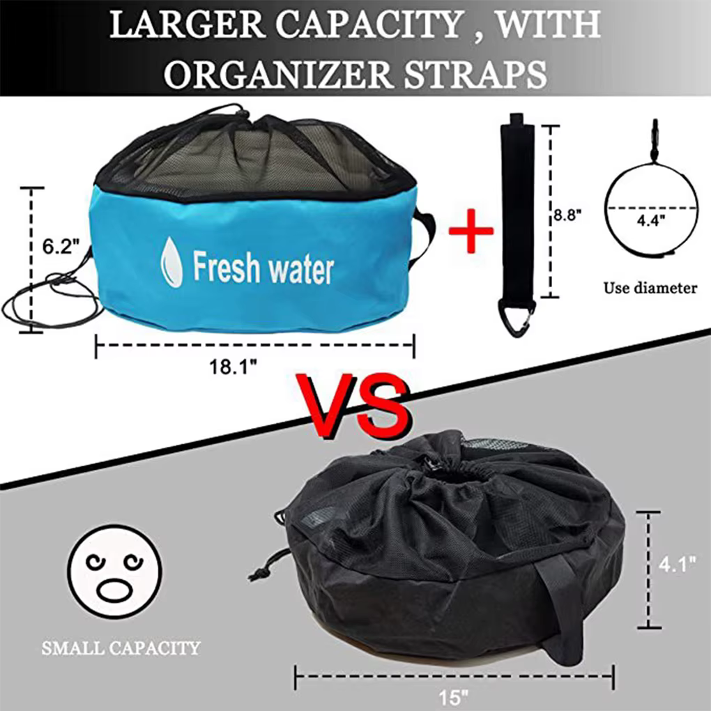 Sac de rangement pour tuyau d'eau pour camping-car