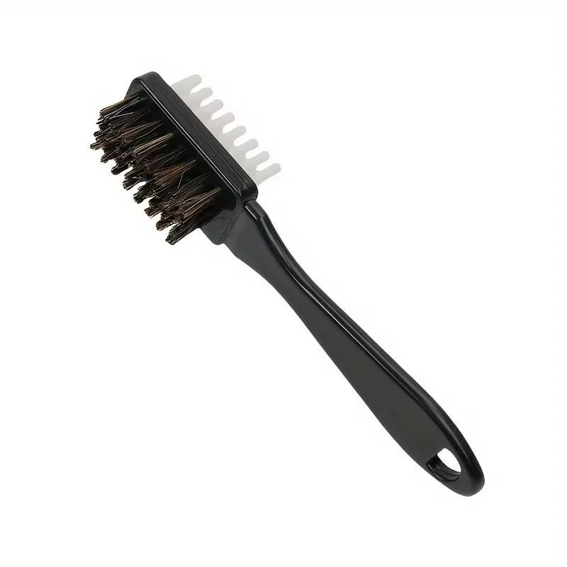 Kit de brosse de nettoyage pour chaussures 2 en 1 à double extrémité avec gomme - Plastique durable pour bottes en daim