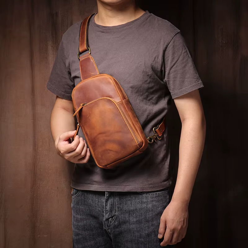 Sac à Dos Vintage en Cuir group pour le dehors