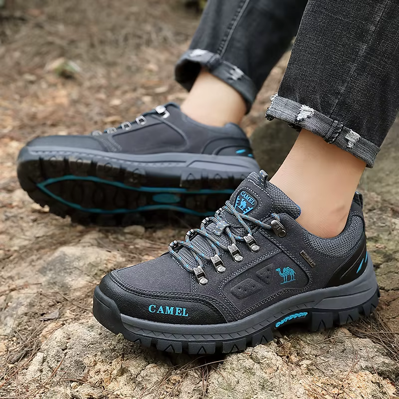 Chaussures de randonnée classiques noires pour hommes