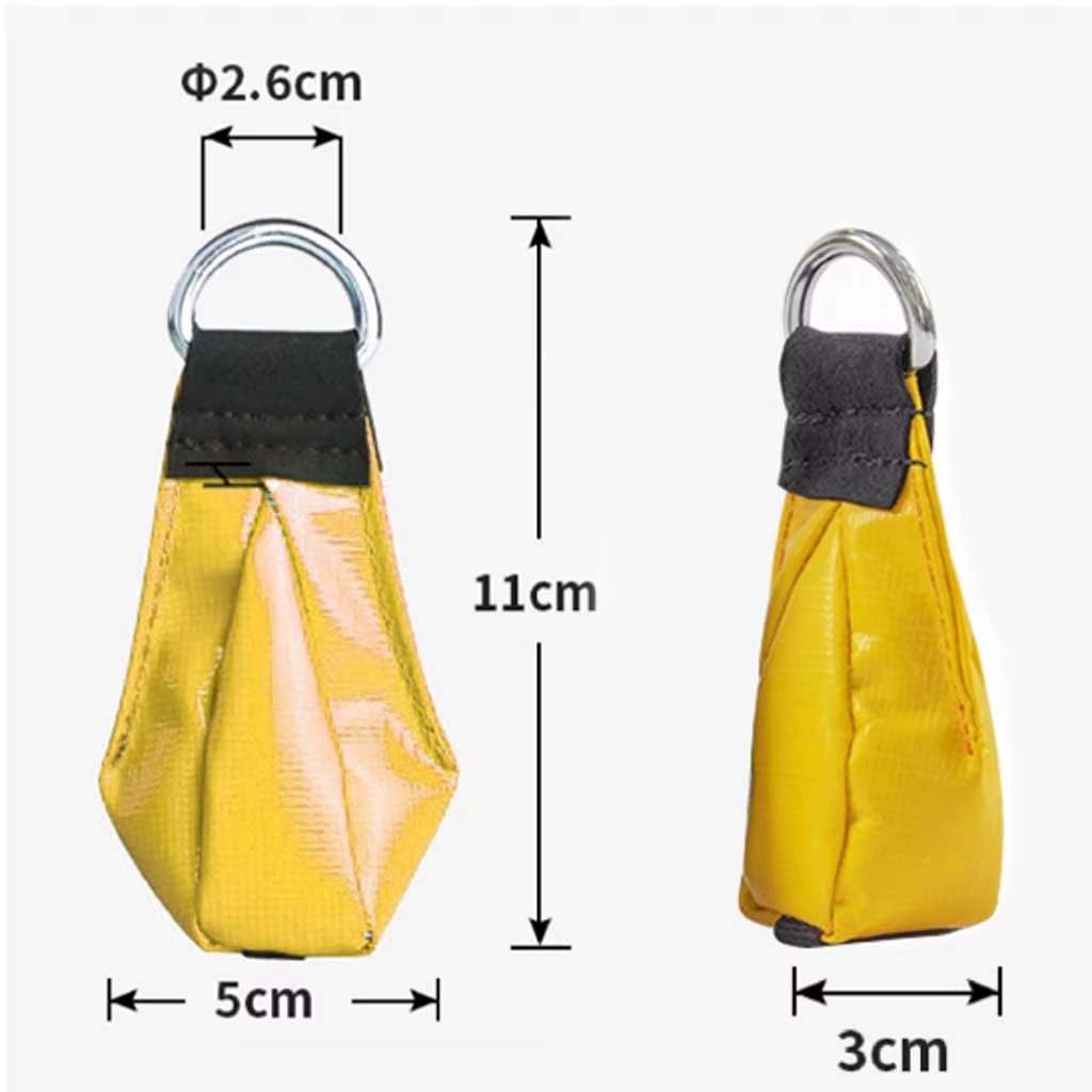Sac de lancer de ligne en PVC 210G pour l'escalade d'arbres