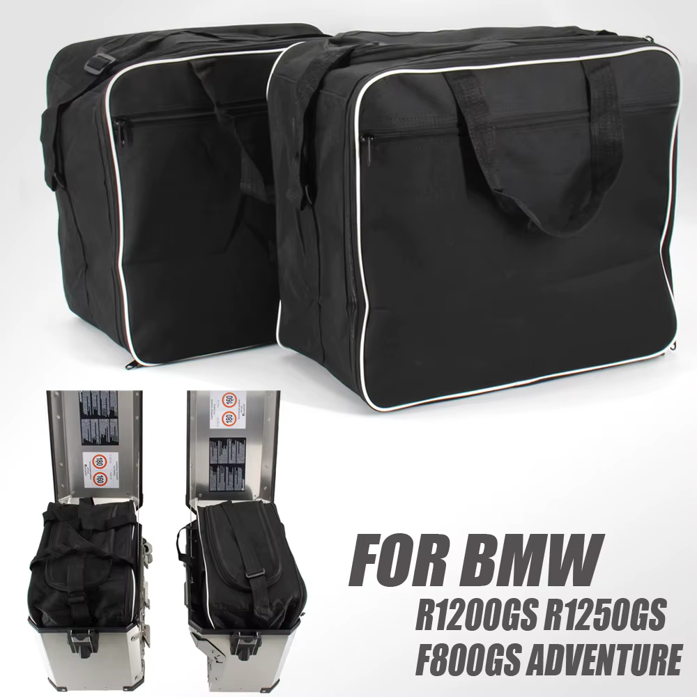R1200GS R1250GS LC ADV moto sac selle noir sacs intérieurs PVC bagages sacs pour BMW R1200GS LC Adv valise sac moto sac