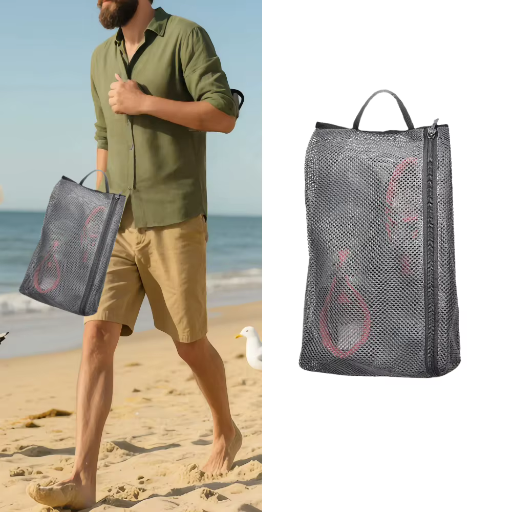 Sac à cordon en maille Durable