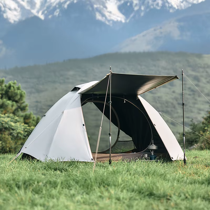 Naturehike YunChuan tente de Camping en plein air 2/3 personnes étanche PU2000 + tentes occultantes UV50 + abri de randonnée léger Portable