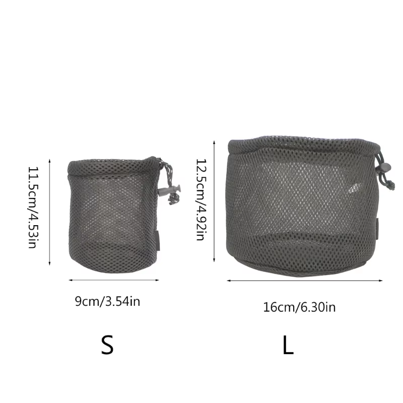 rangement pour ustensiles cuisine, en maille en Nylon, sacs à cordon