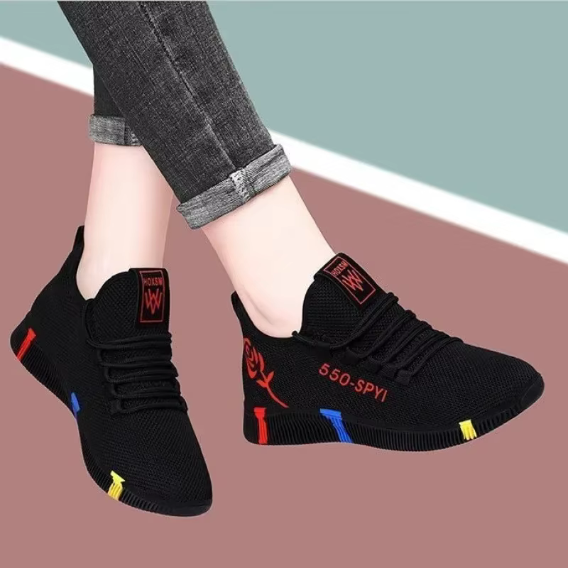 Tenis Feminino 2024 femmes chaussures vulcanisées Air Mesh léger doux baskets femmes chaussures plates plate-forme à lacets chaussures décontractées Basket Femme