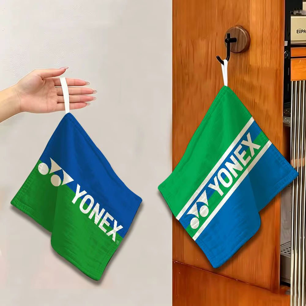 Serviette de sport Y-Yonex en polyester et coton, à séchage rapide, pour cuisine et salle de bain, à suspendre