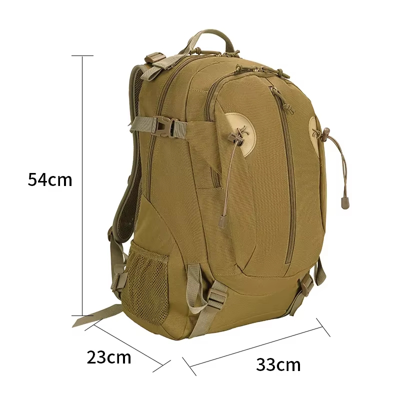 Sac à dos tactique 40L – Pack 3 en 1 étanche et anti-déchirure IPX5 pour l'extérieur/EDC/combat avec Mil-Spec Compatible avec l'hydratation
