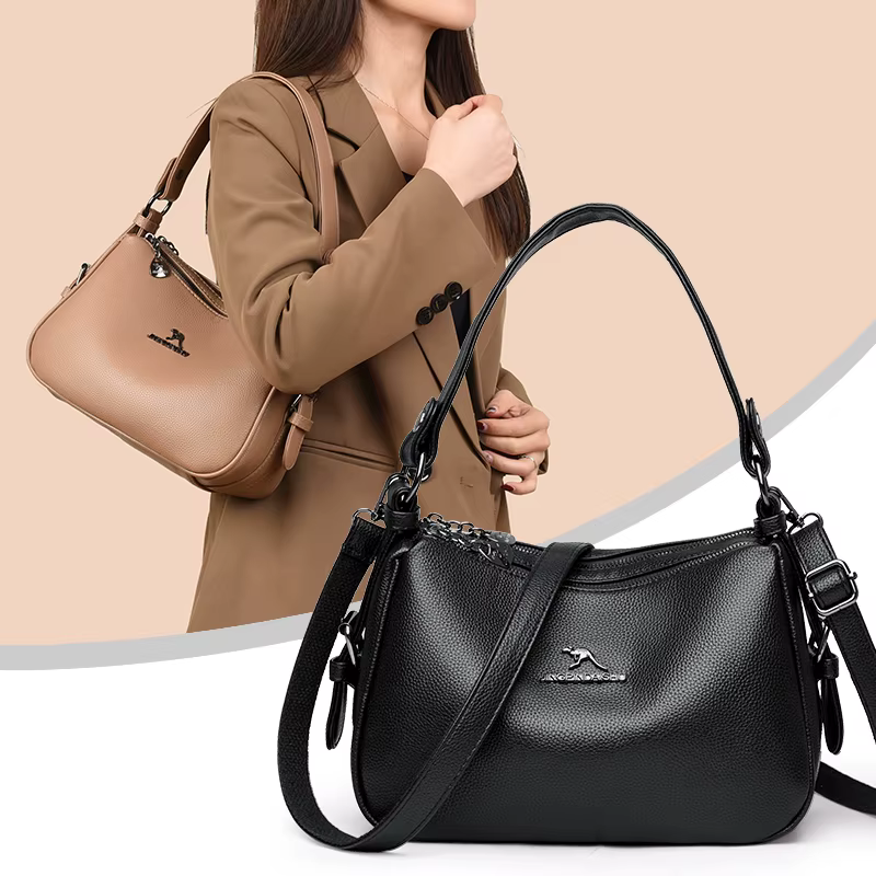 Sacs pour femmes Vintage véritable haute qualité PU sacs à main pour femmes sacs fourre-tout décontractés pour dames, sacs à main souples et de grande capacité portefeuille