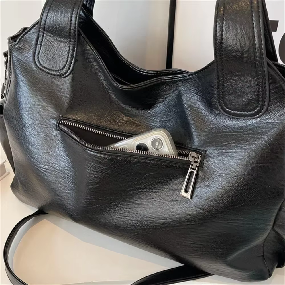 Sacs à bandoulière à compartiment intérieur souple pour femmes