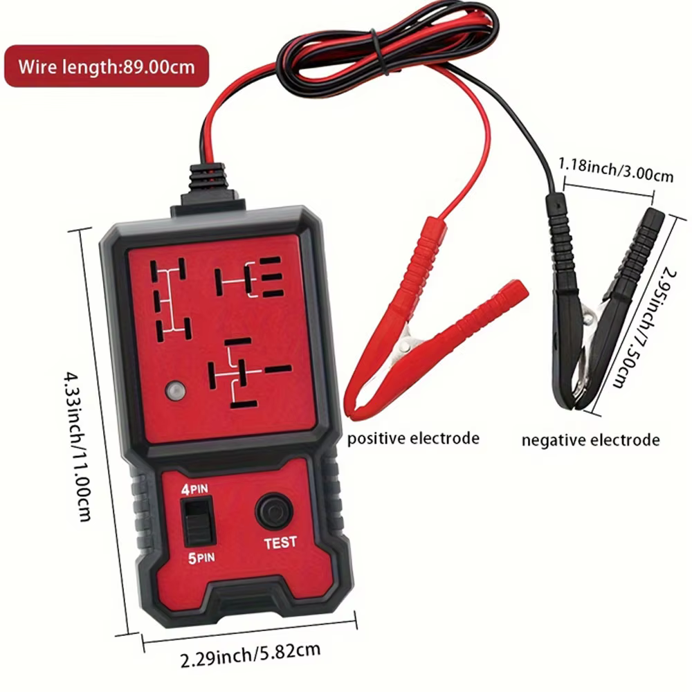Testeur de batterie de voiture avec voyant LED